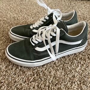Vans Green Old Skool Sneakers